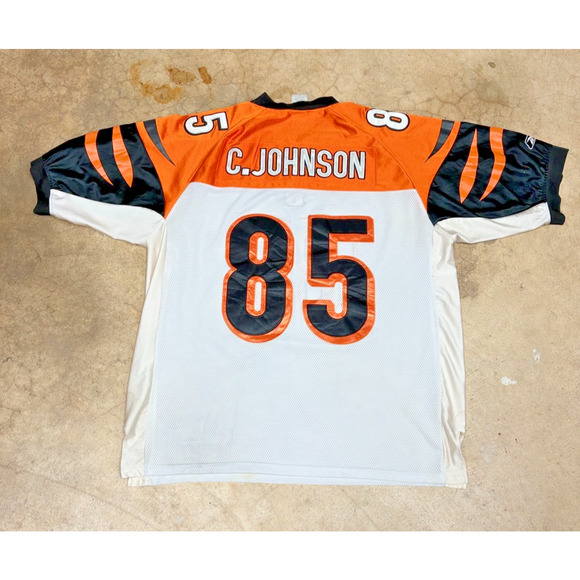 Reebok Chad Johnson 85 Cincinnati Bengals Jersey NFL Equipment Size 54 XXL - Picture 13 of 13